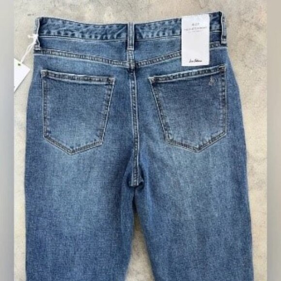 ✨2X HP✨NWT Sam Edelman Stiletto High Rise Straight Raw Edge Hem Jeans - Size 4 - Picture 6 of 13